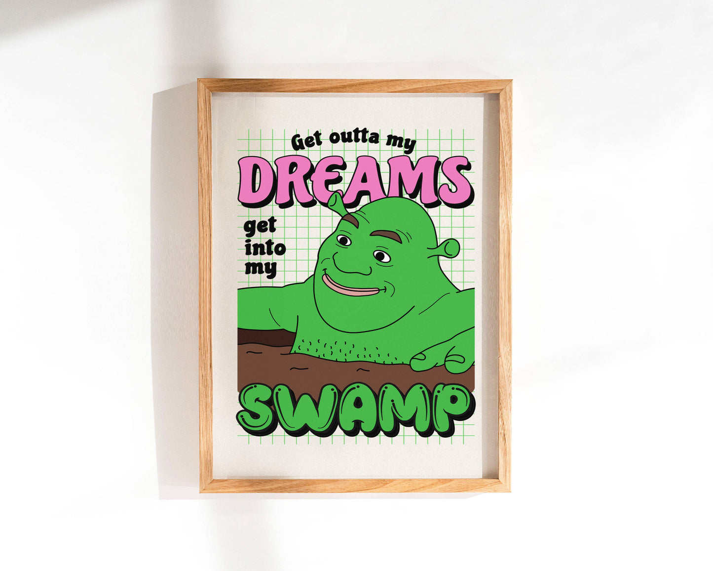 Shrek's Swamp | A4 Wall Art