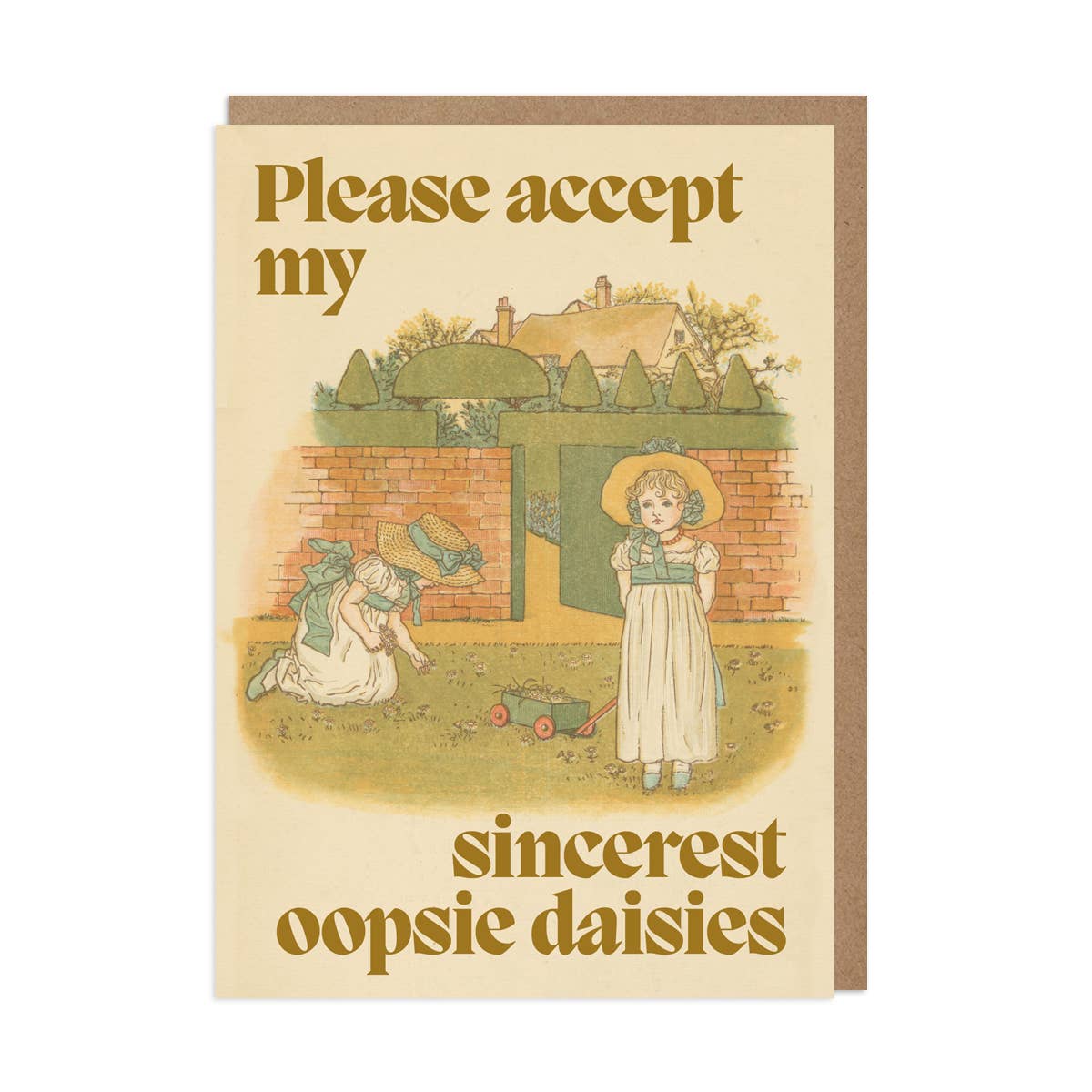 Vintage Card – Sincerest Oopsie Daisies