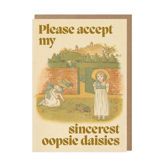 Vintage Card – Sincerest Oopsie Daisies