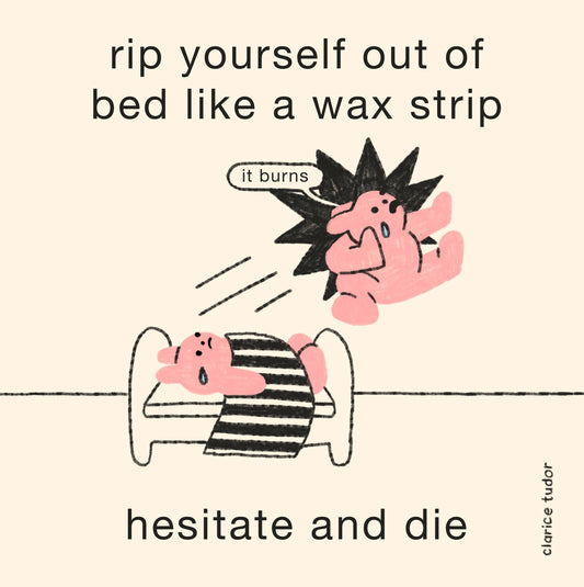 Wax Strip Comic Postcard Print