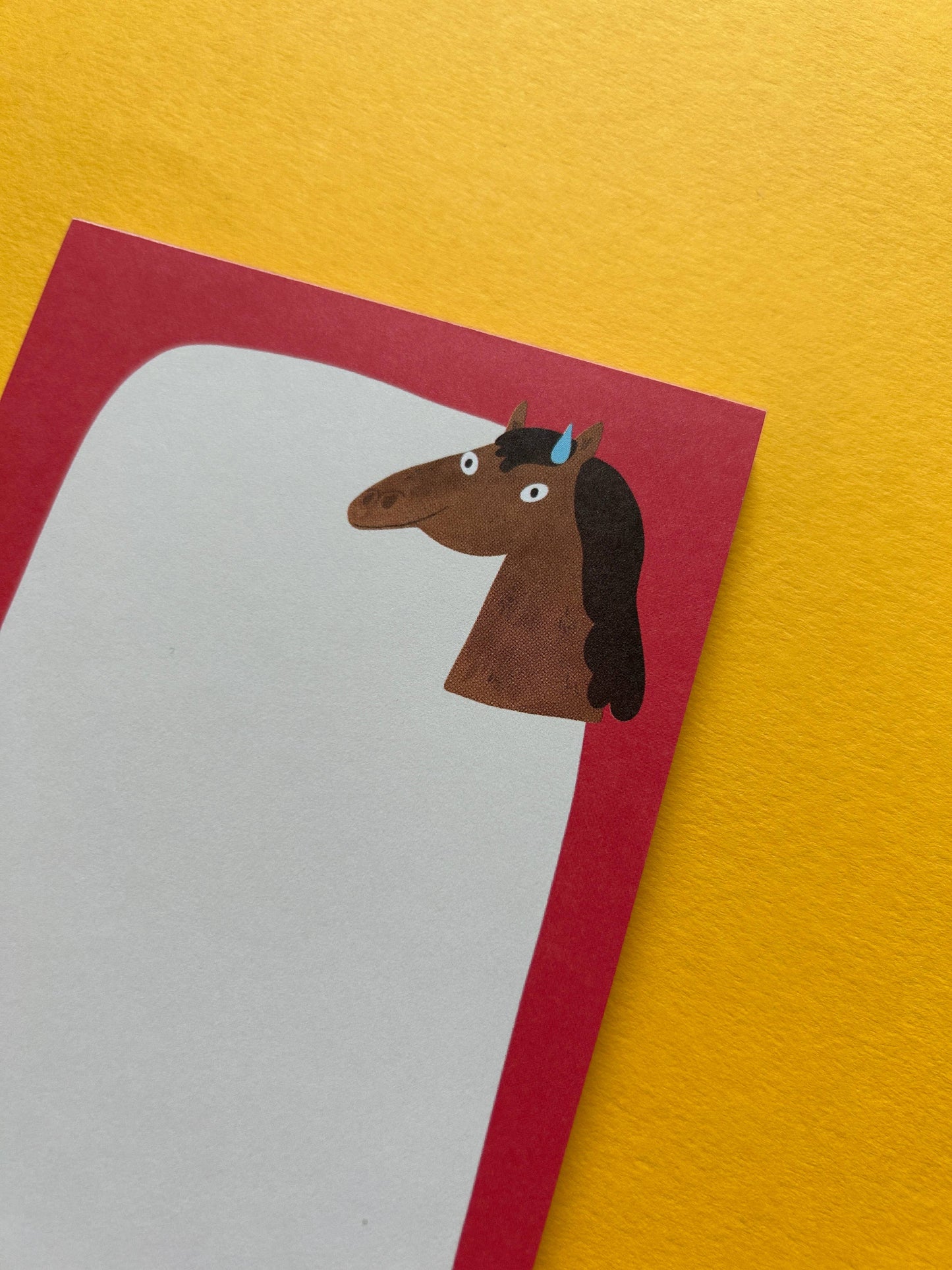 Why The Long List / Horse - DL size / Notepad / Pad