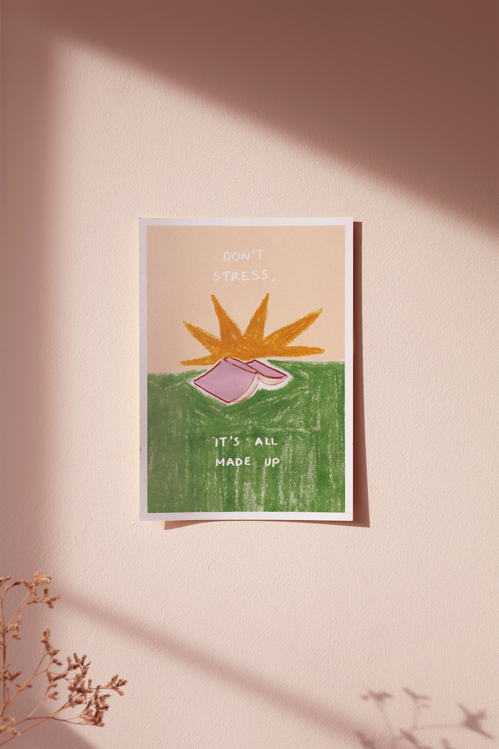 Don't Stress Art Print: A3