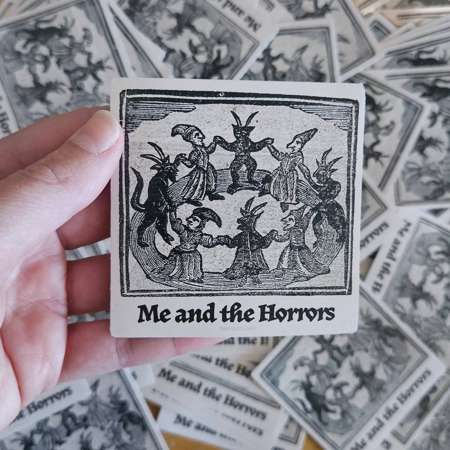 Vinyl Sticker – Me and the Horrors: Sticker only