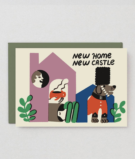 New Home New Castle Greetings Card
