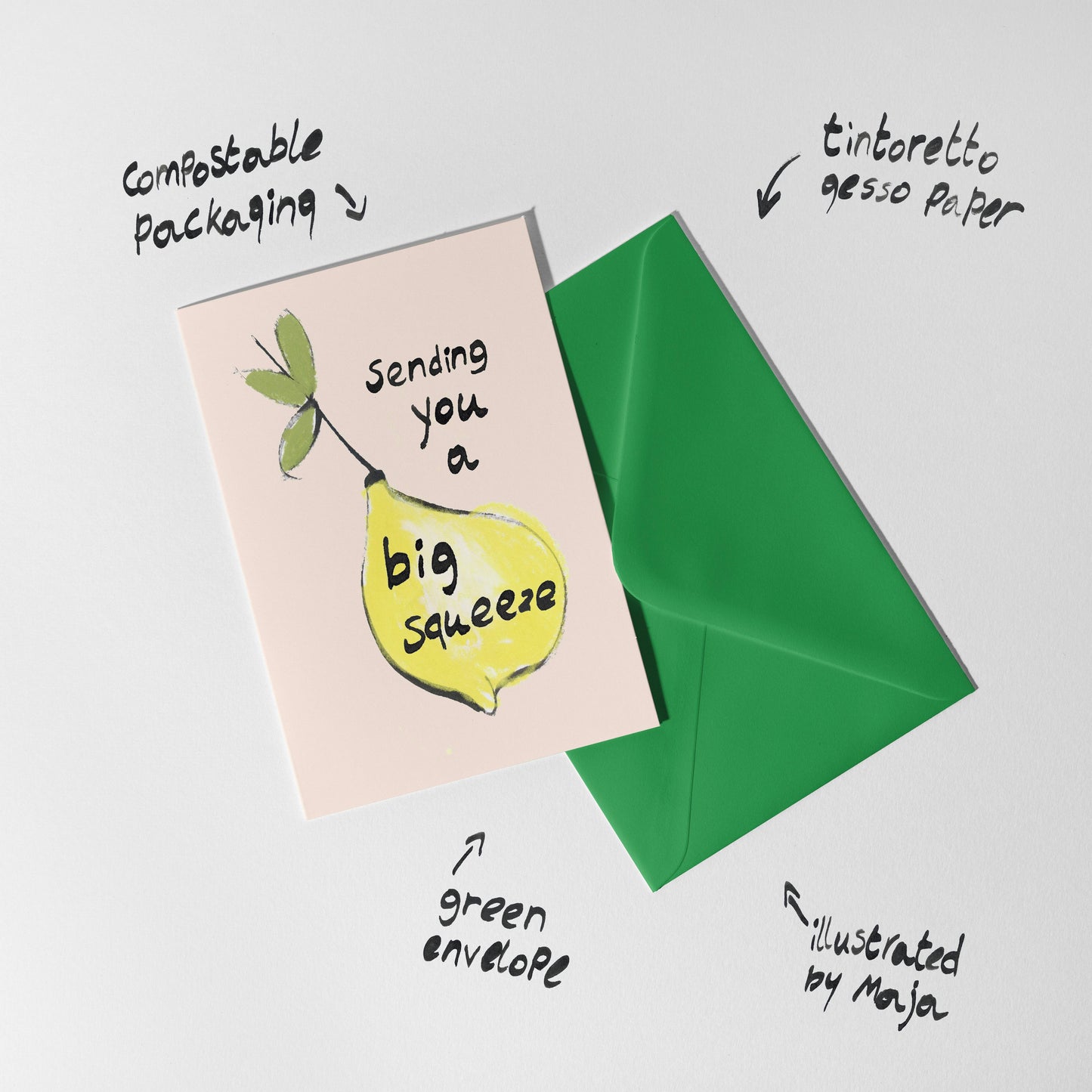 Sending You A Big Squeeze A6 Card