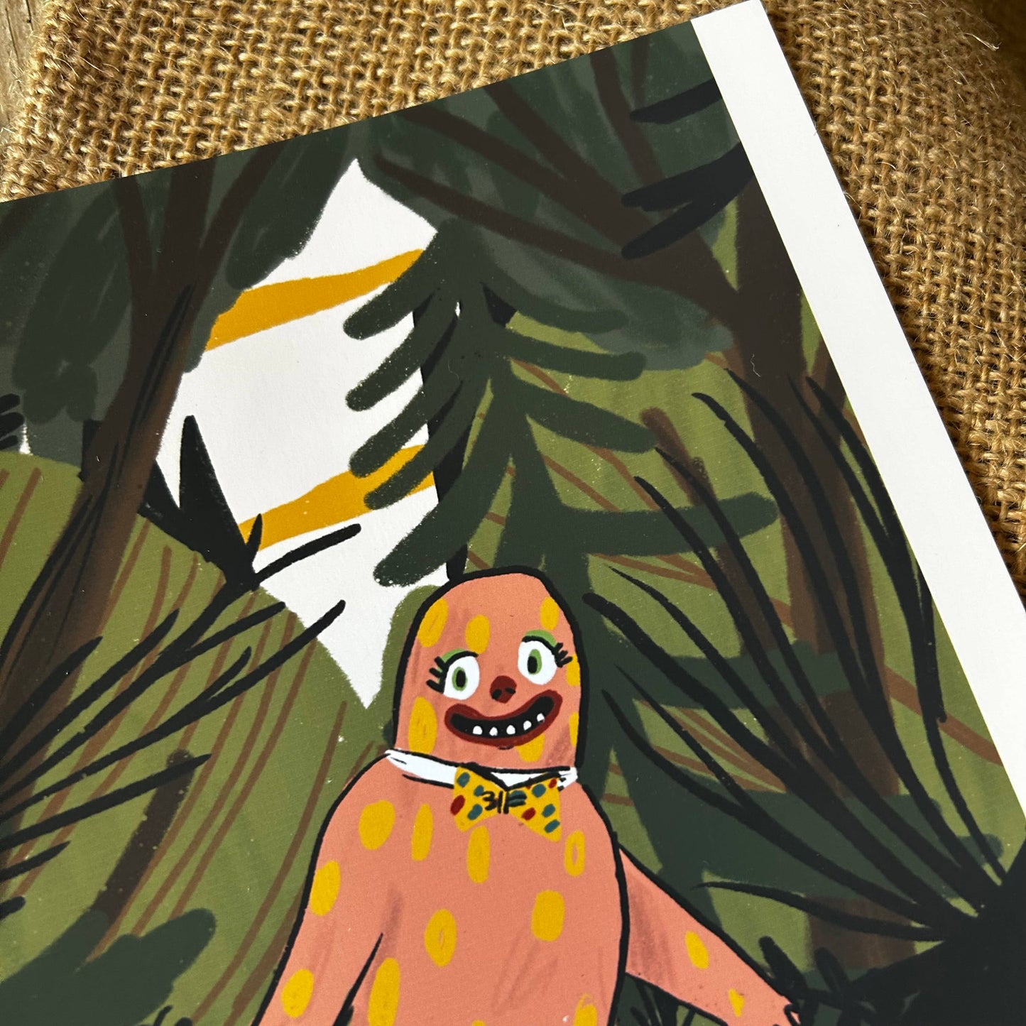 Mr blobby print 