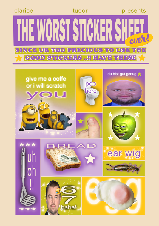 Worst Sticker Sheet Ever A5