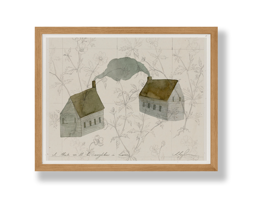 I Think We'll Be Neighbors In Heaven A3 Print