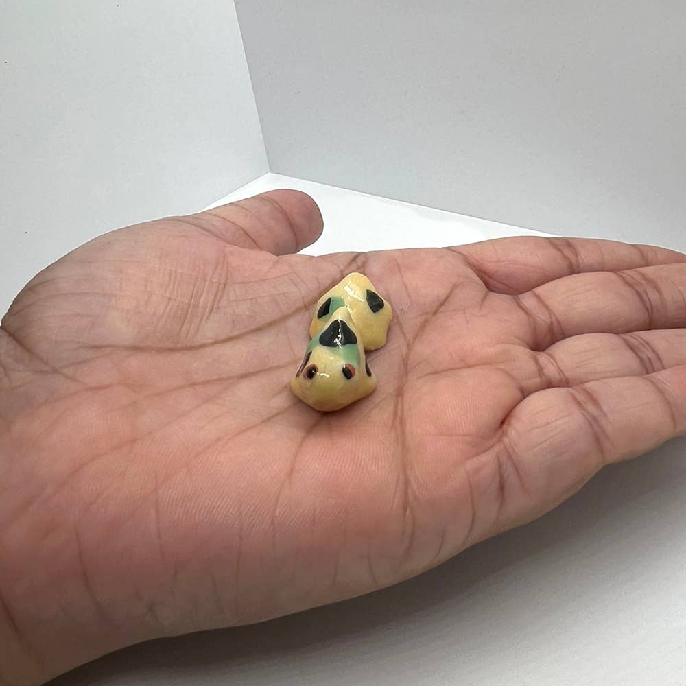 Mini Ceramic Figurines, Assorted Colour, Approx. 2cm: Mouse (#13)