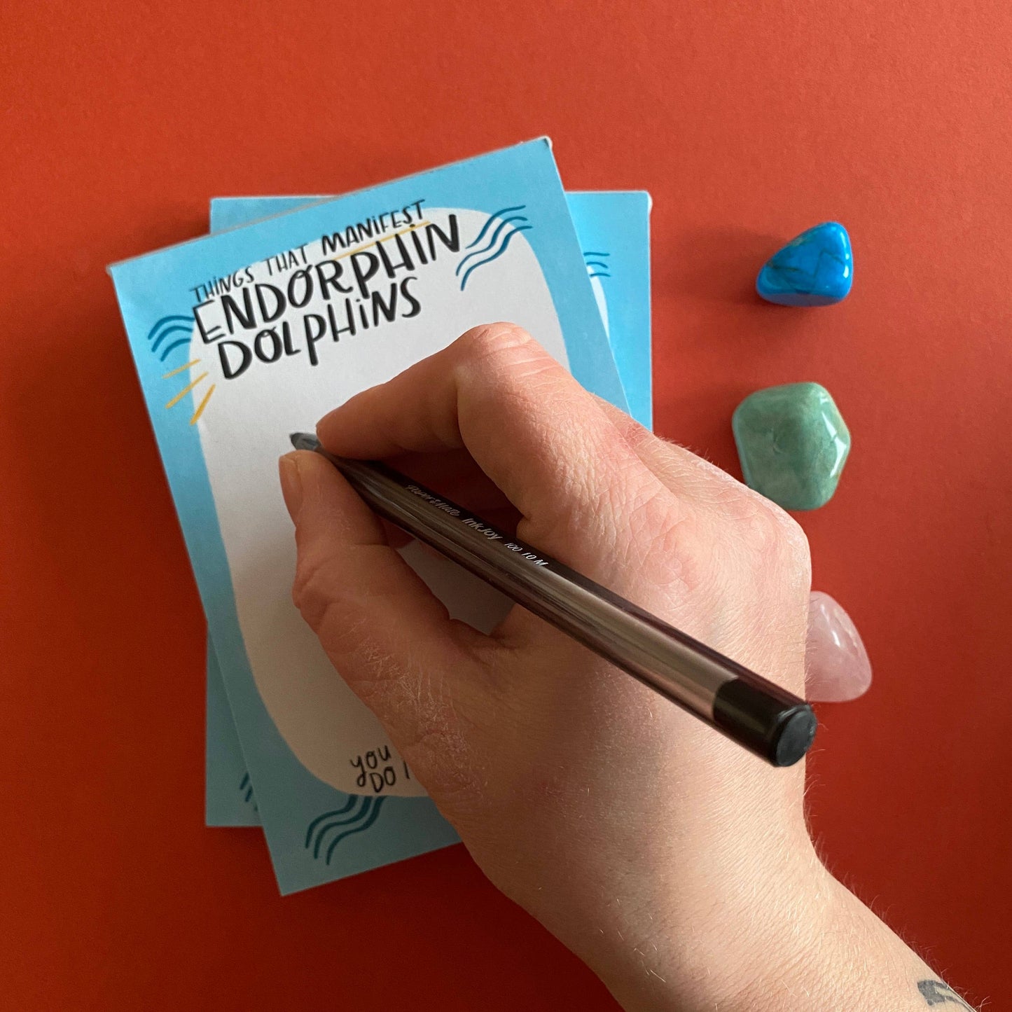 Things That Manifest Endorphin Dolphins A6 Jotter / Notepad