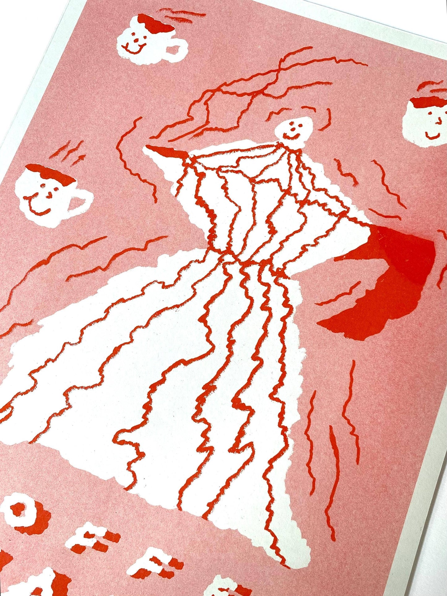 Coffee Shakez riso print (A3)
