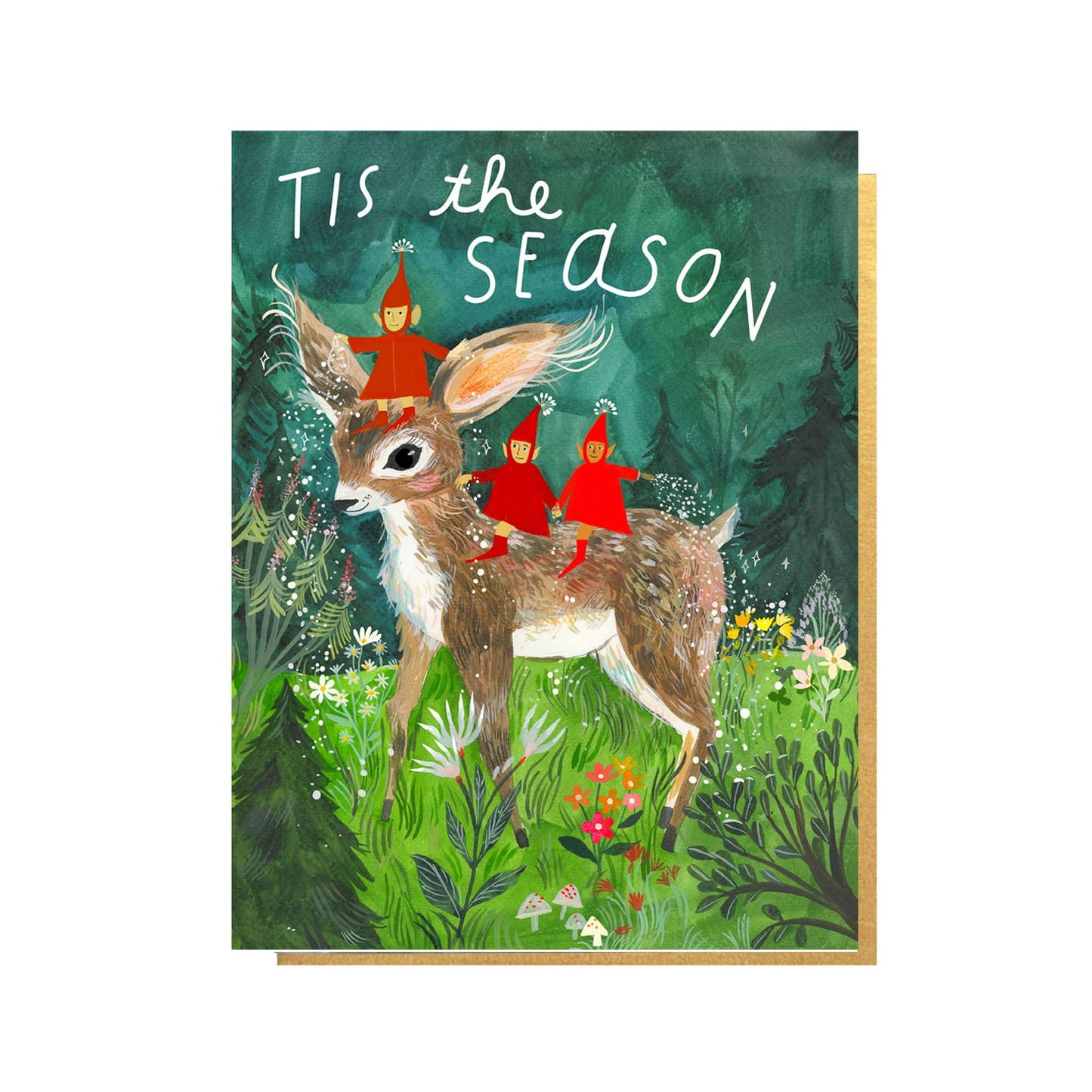 Tis The Season Deer and Imps Card