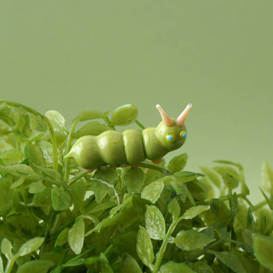 Handmade Glass Caterpillar