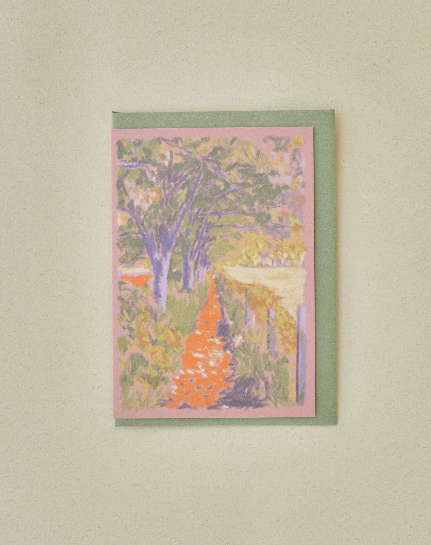 Spring Walk Greetings Card