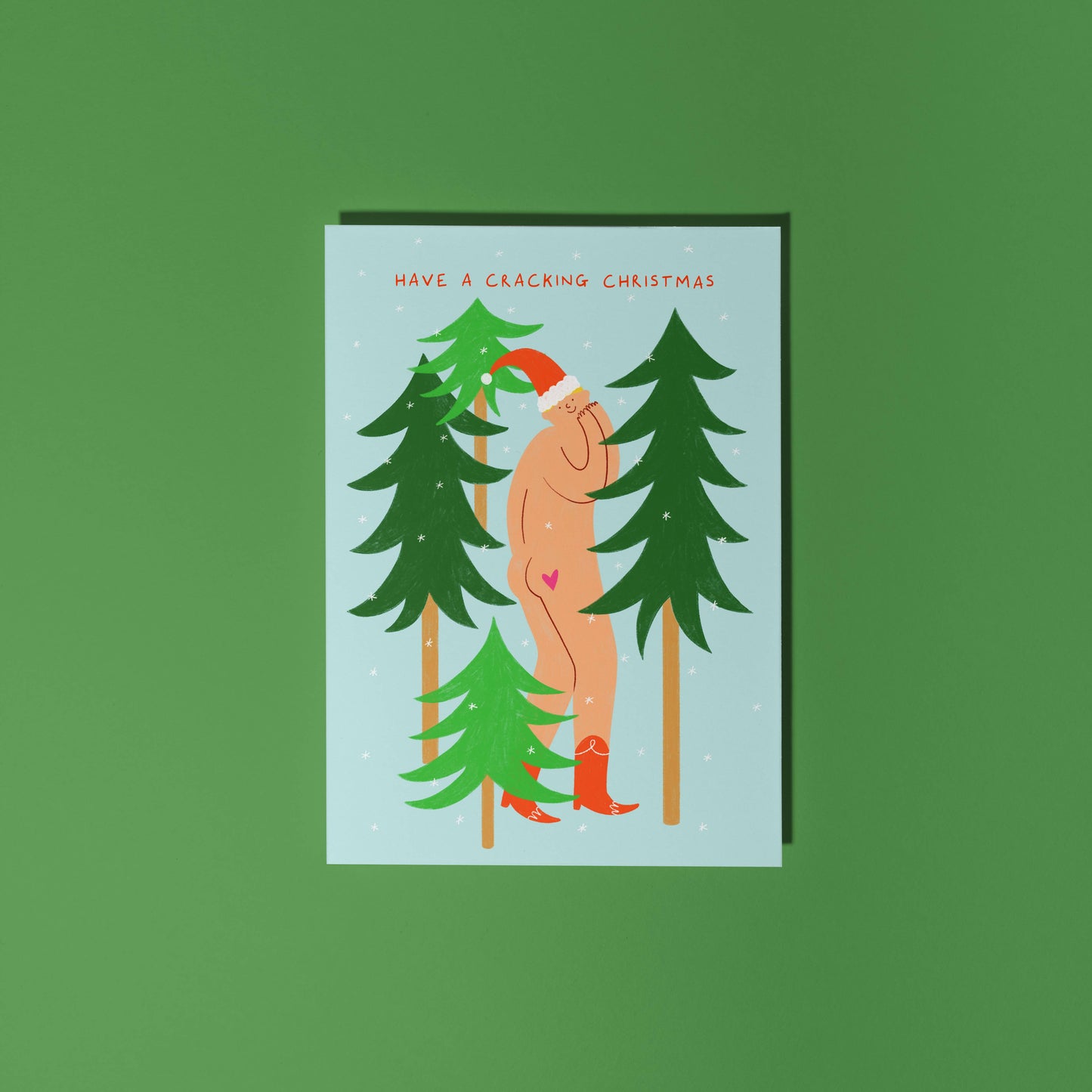 Cracking Christmas Card | Cheeky Holiday Card | Festive