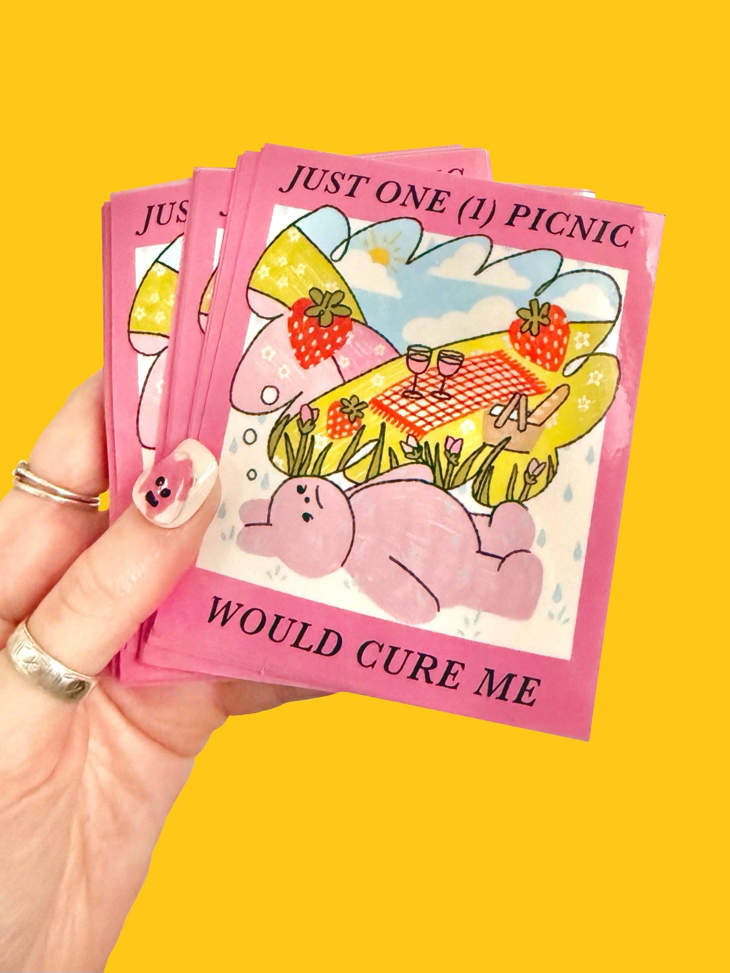 Just One (1) Picnic Sticker