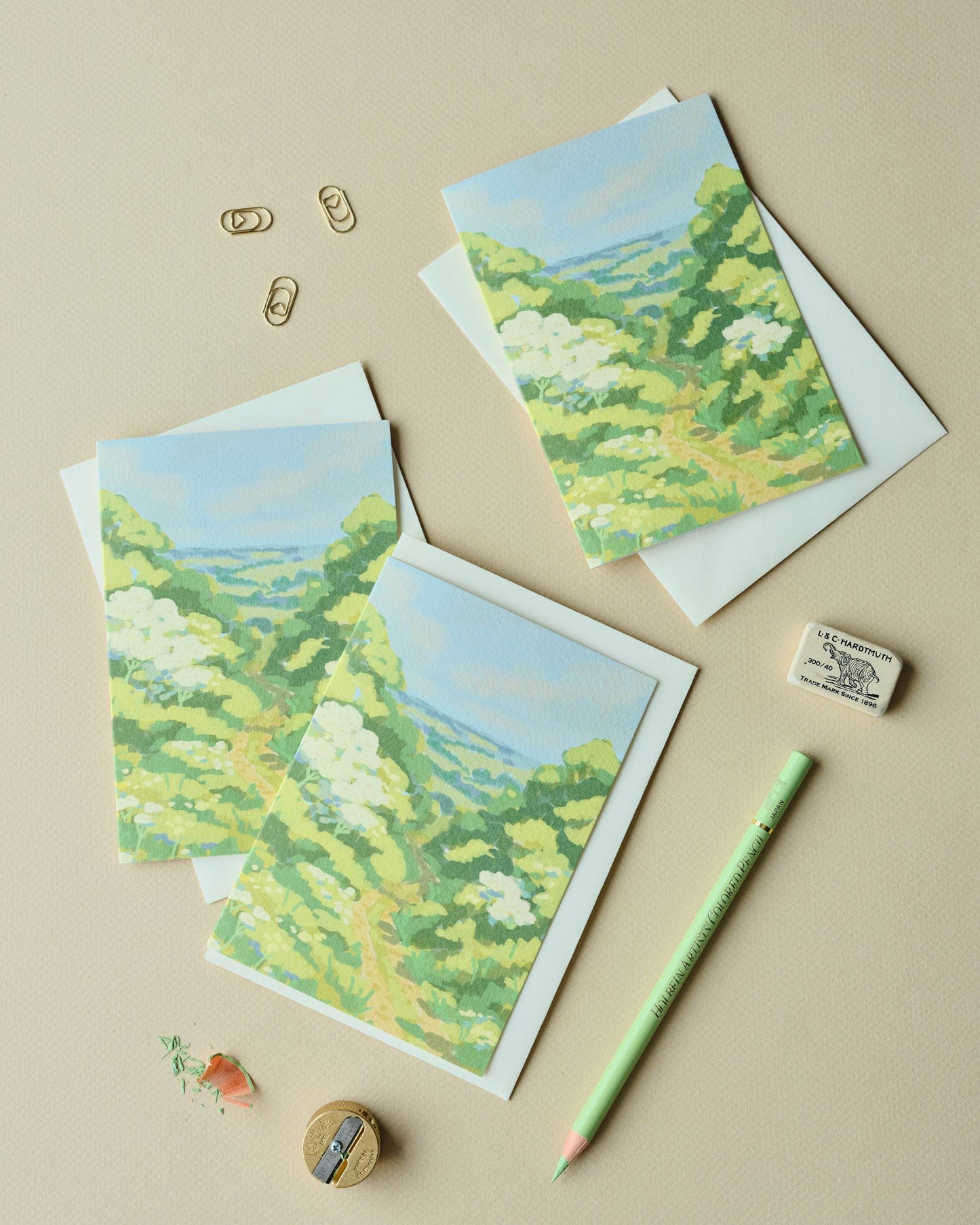 The Valley Greetings Card
