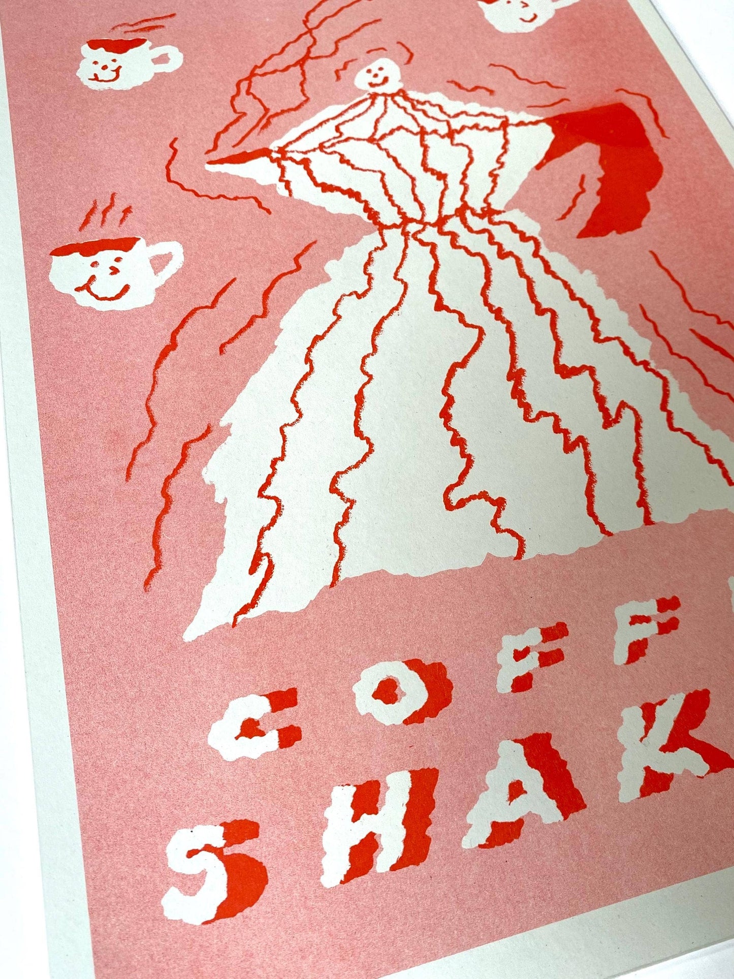 Coffee Shakez riso print (A3)