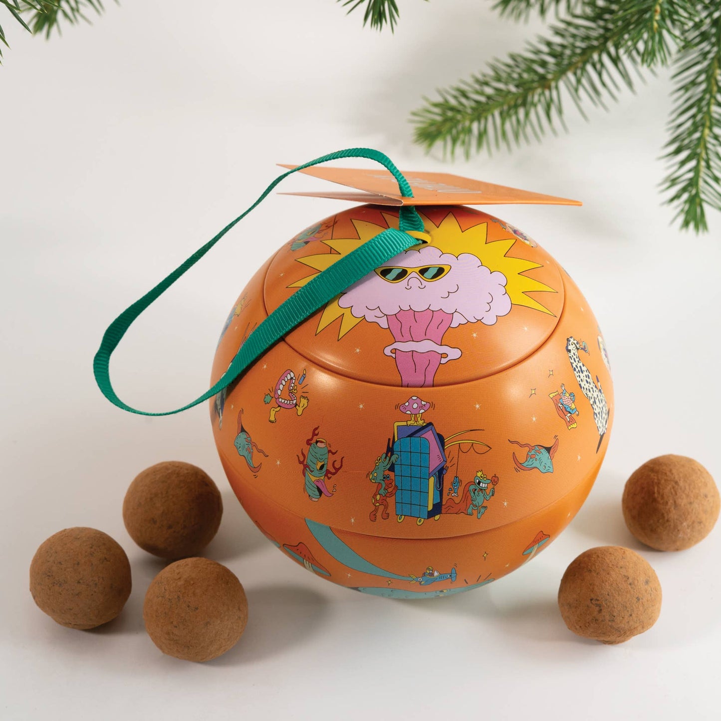 Bauble Tin - OTHERLY Oatm*lk Salted Caramel Truffles 100G