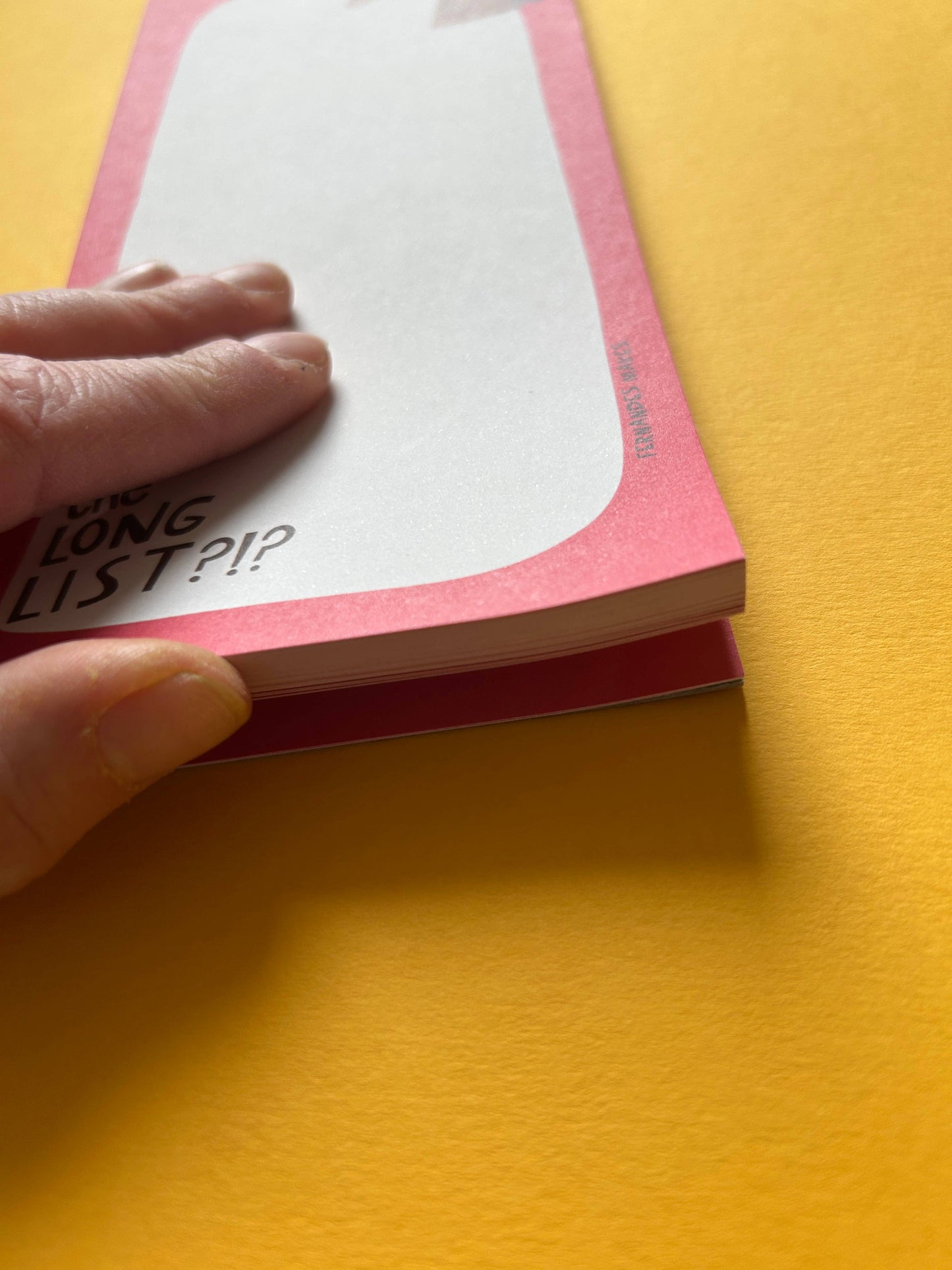 Why The Long List / Horse - DL size / Notepad / Pad