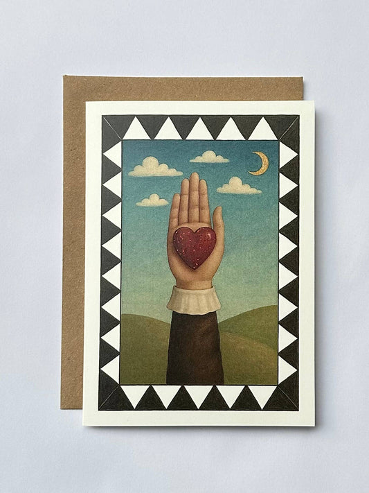 Held With Love - Glitter Embellished Greeting Card