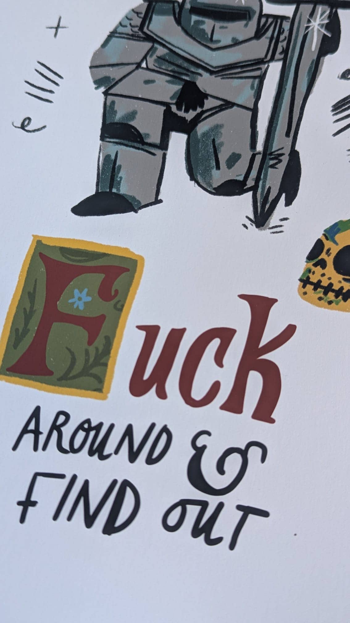F around and find out print 