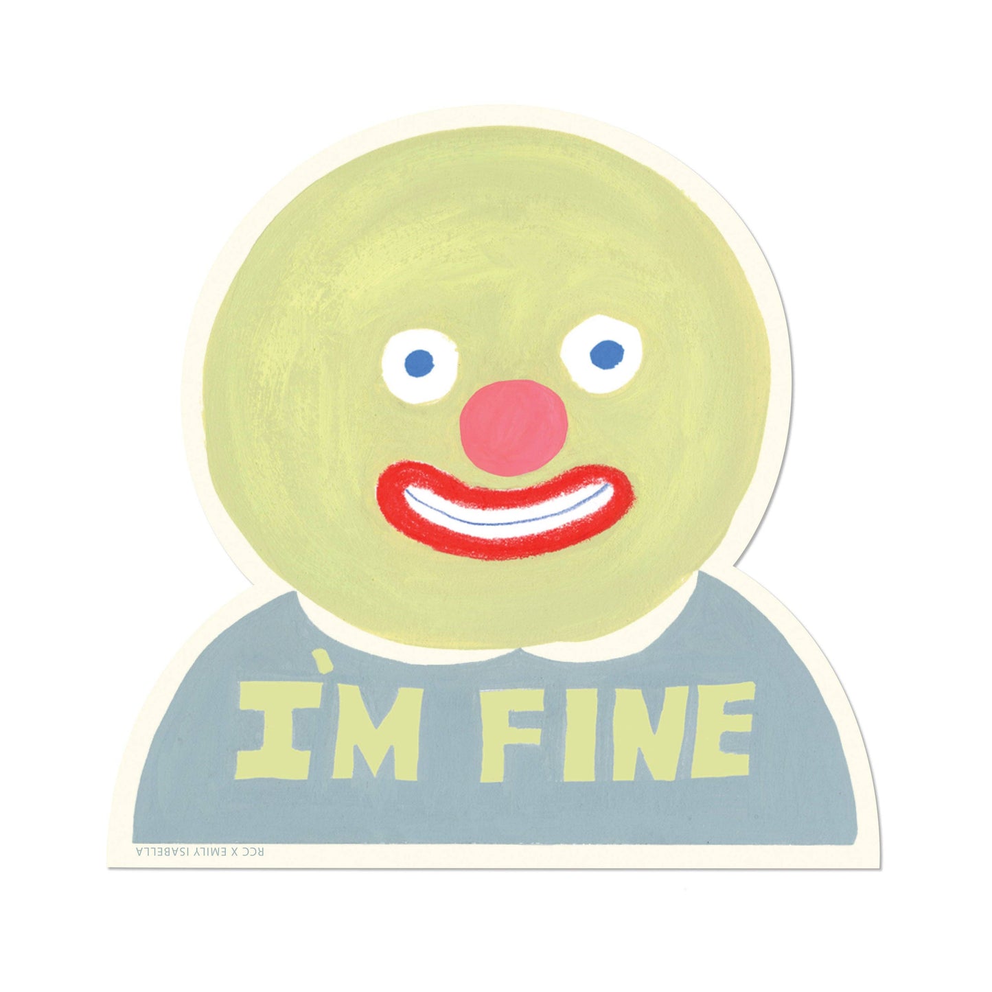 I'm Fine sticker: Single