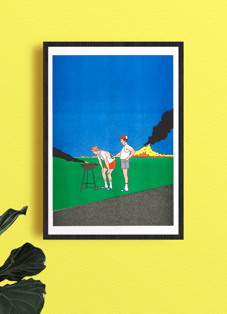A3 poster - Simon Bailly - Barbeuc
