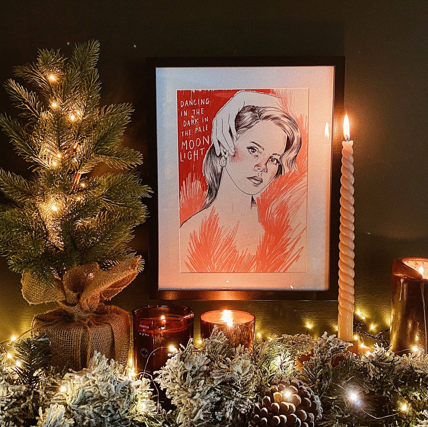 Lana a4 Art Print