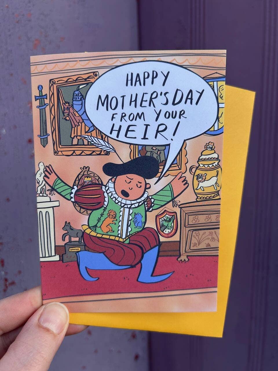 Happy Mother's Day Heir Child A6 Greetings Card