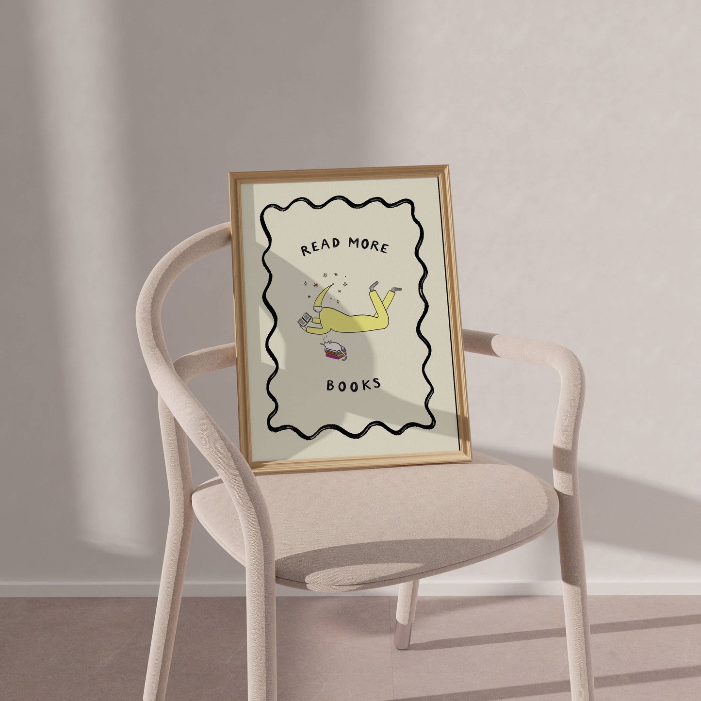 Read More Books Art Print | Bookish Art | Reading Print: A4