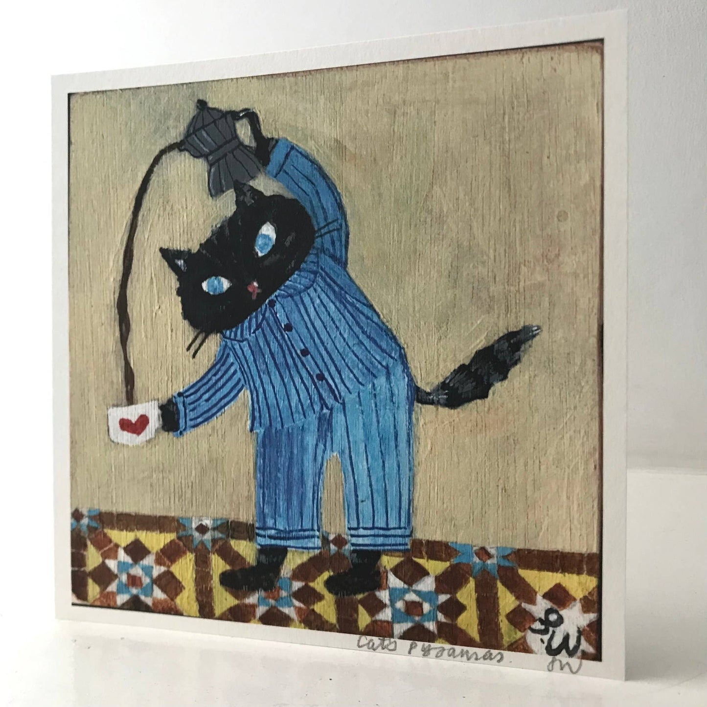 Small square print-Cat’s Pyjamas