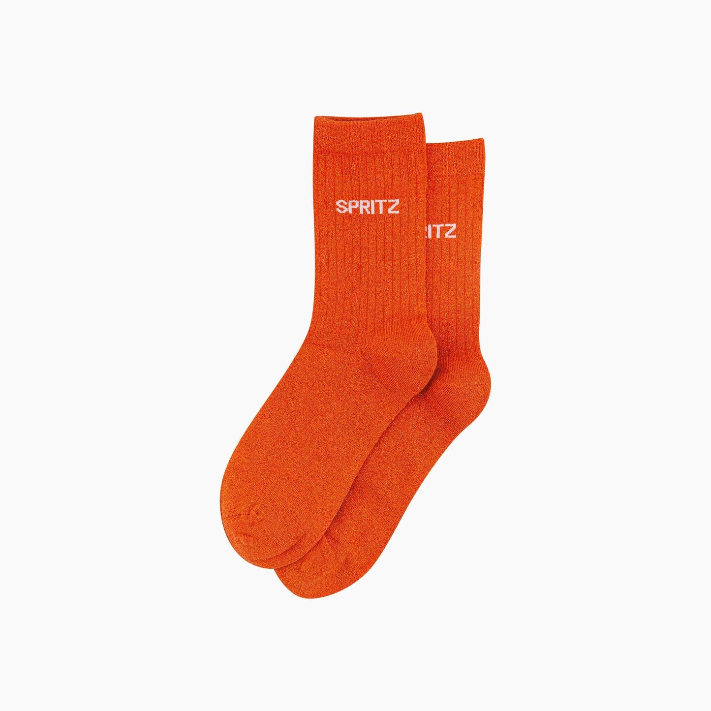 Spritz Combed Cotton Glitter Socks in Orange: UK 3-7 | EU 36-40 | US 5-9