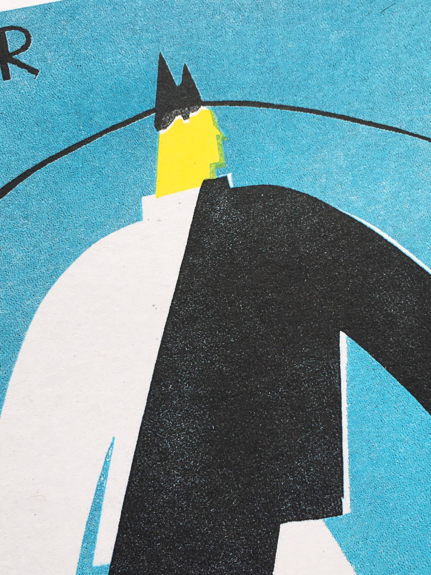 Just off For a Stroll riso print (A4)