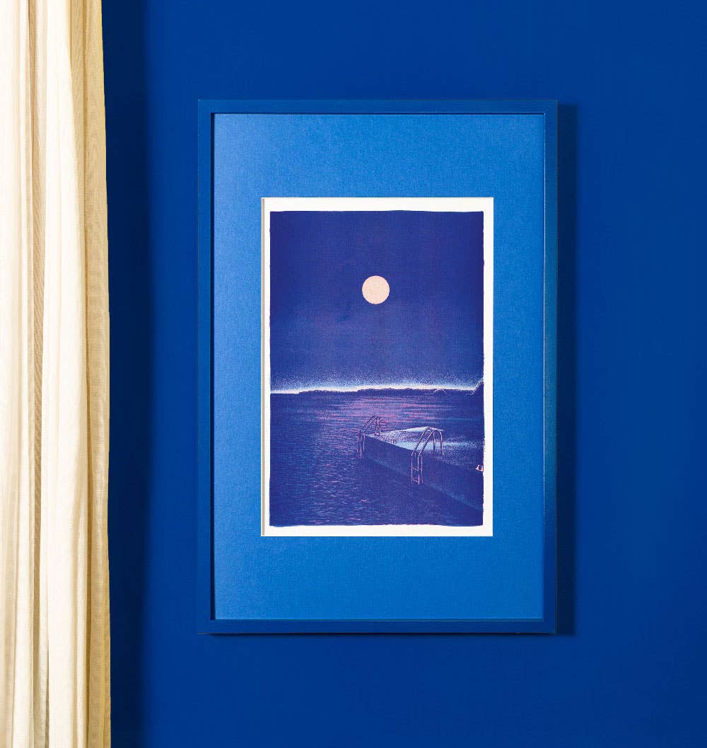 Midnight Swim A3 Print