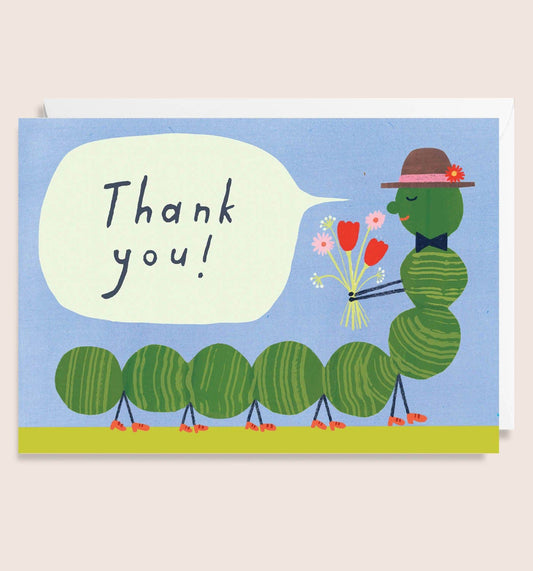 Thank You Card | Caterpillar
