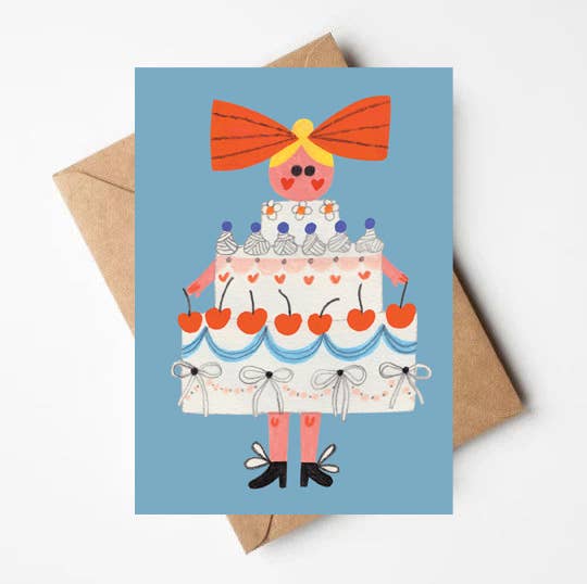 CAKE GIRL card