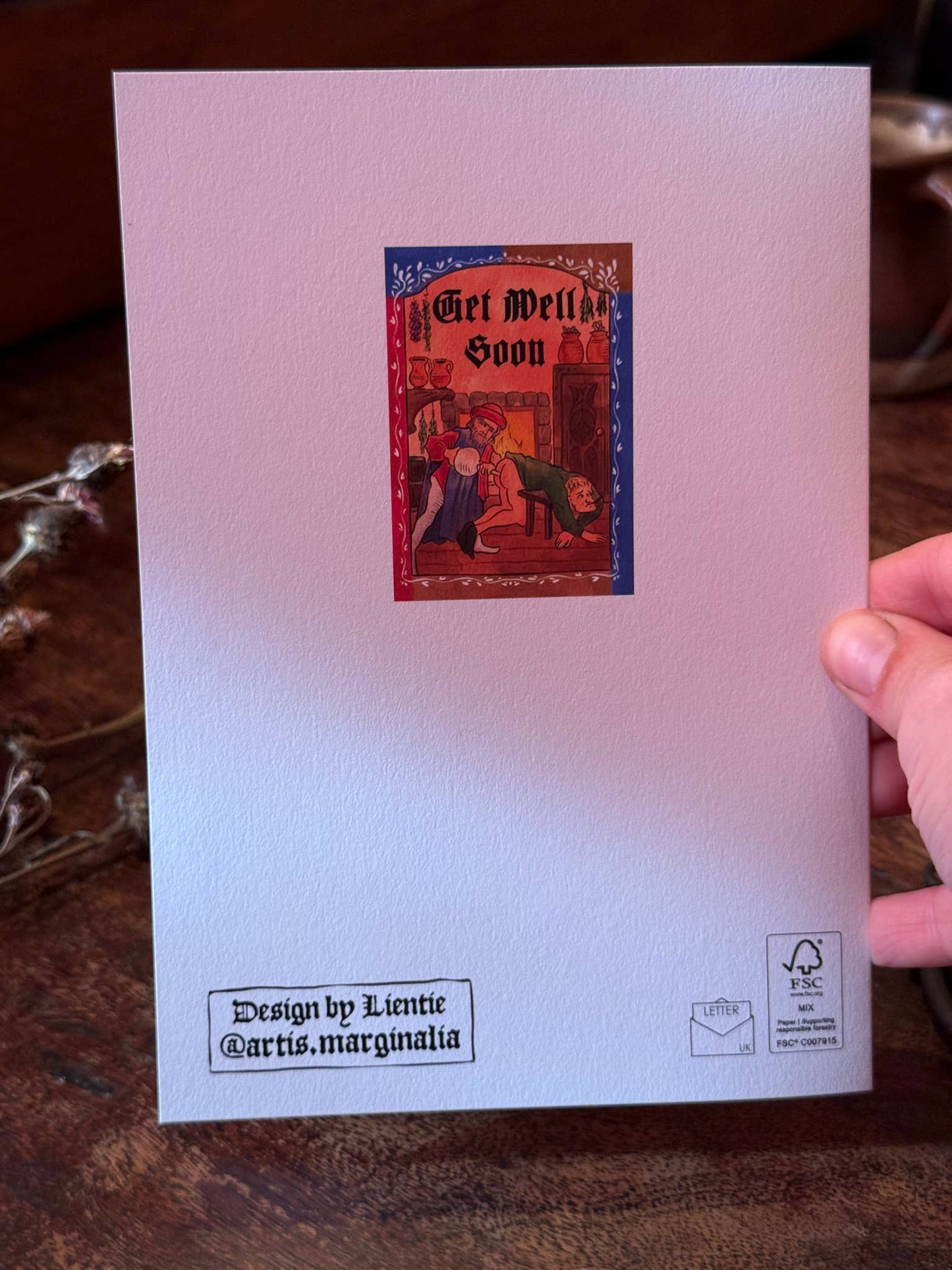 Get Well Soon - Medieval Funny Greeting Card