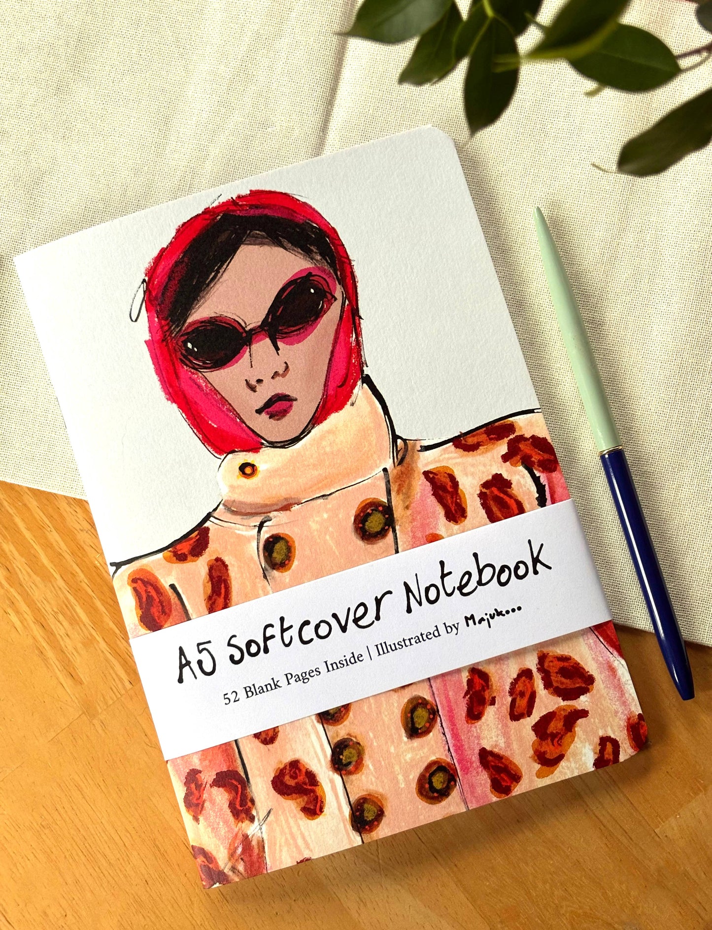 Sunglasses A5 Softcover Notebook