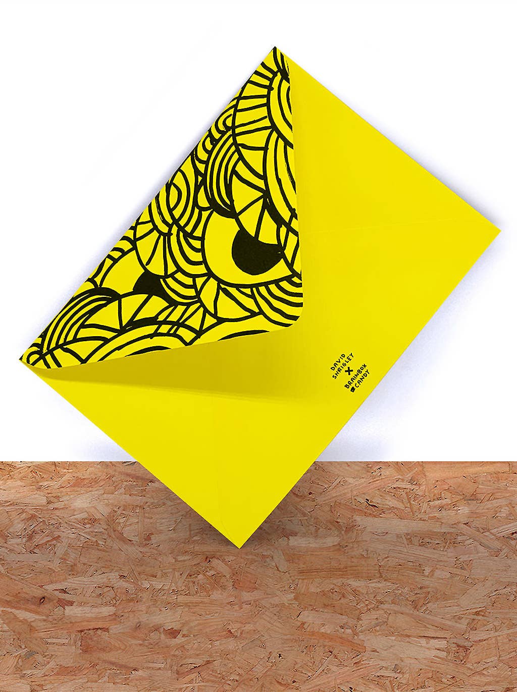 David Shrigley Funny Christmas Card - Young Nude Santa