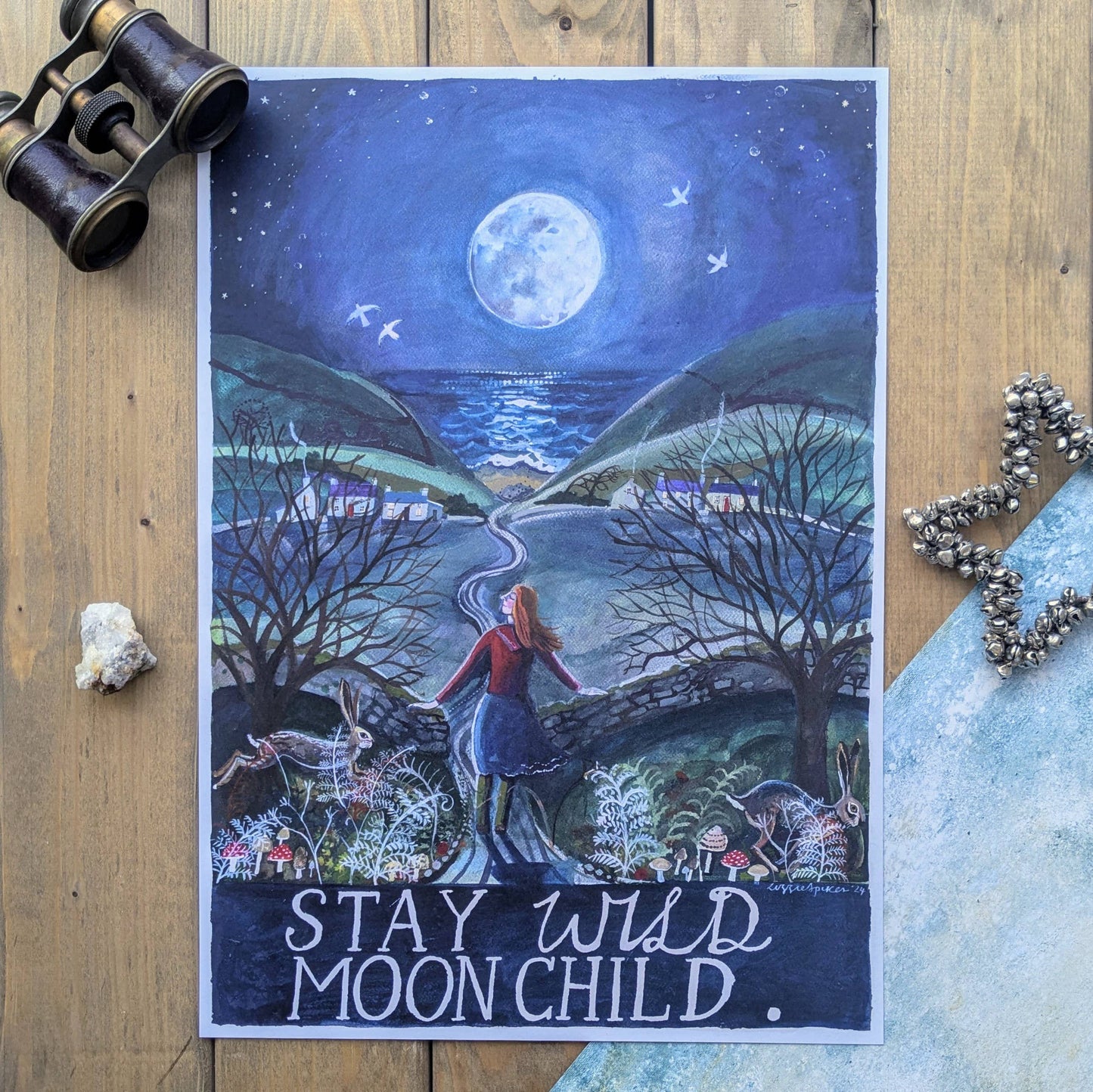 Moon Child A3 Poster Print