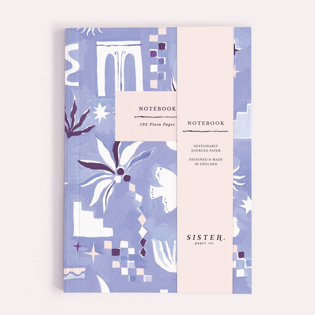 Medina Blue Notebook | Plain Page Journal | Blank Notebooks