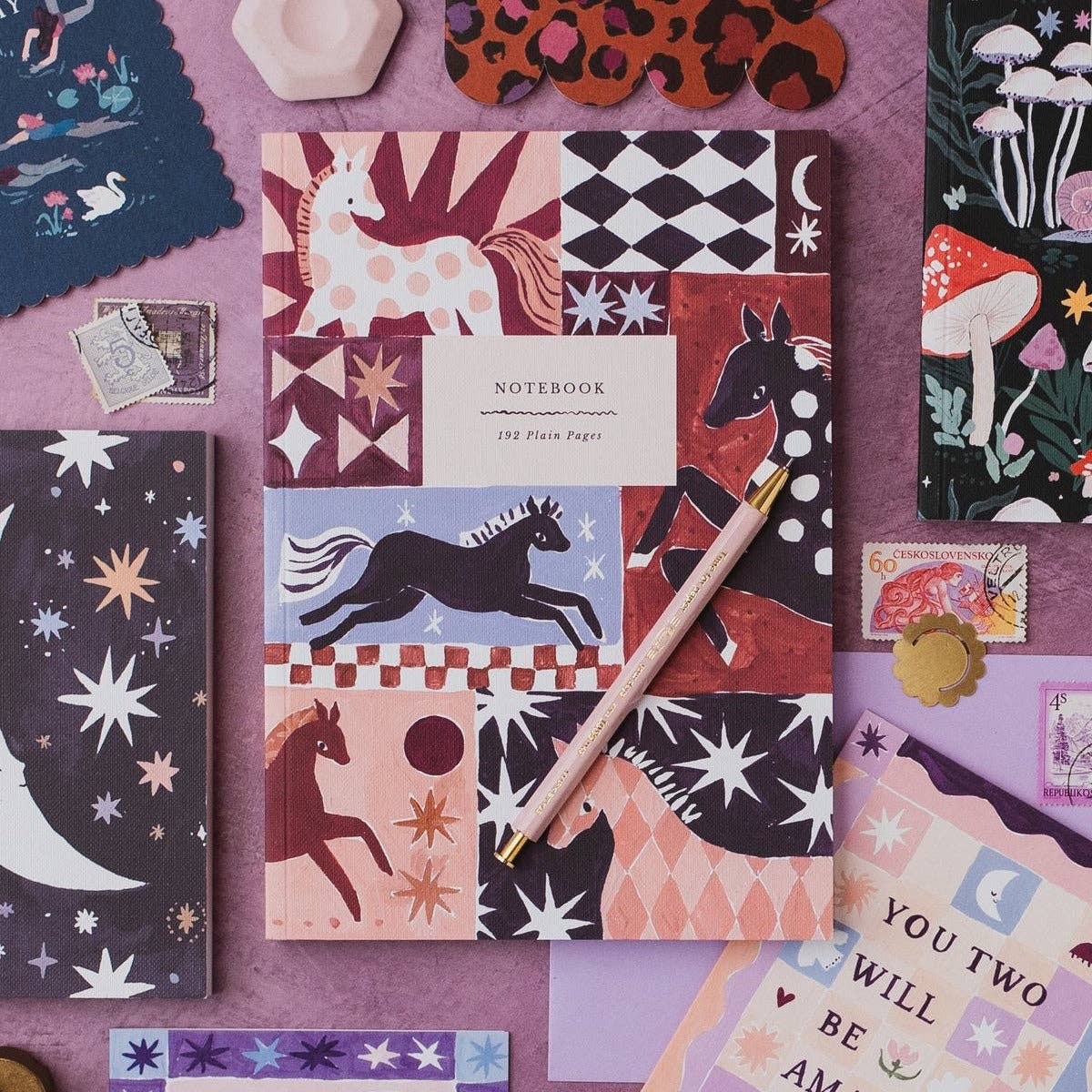 Wild & Free Notebook | Plain Page Journal | Notebooks