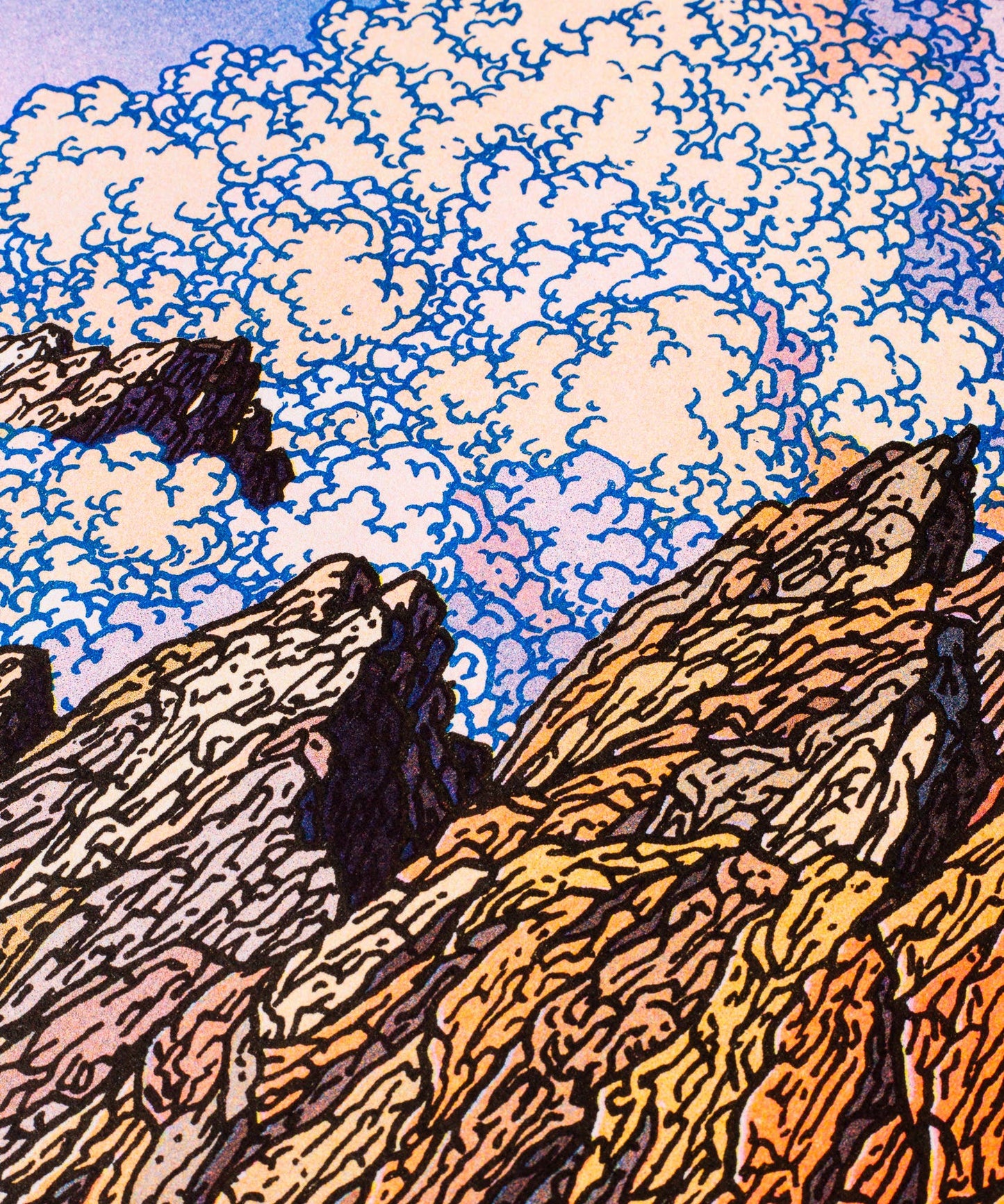A3 poster - Clement Vuillier - Les Dents du Midi