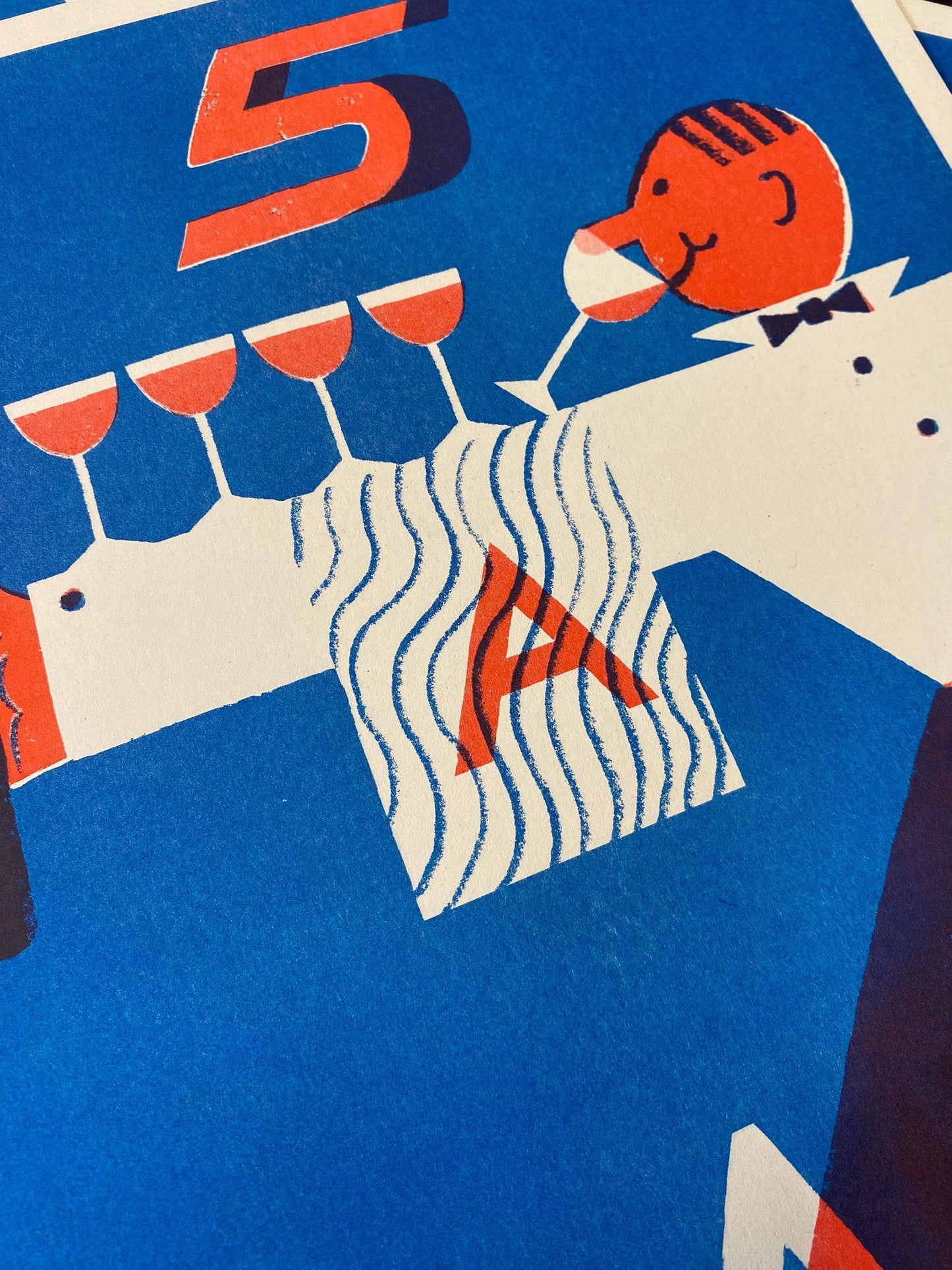 5 a Day riso print (A3)