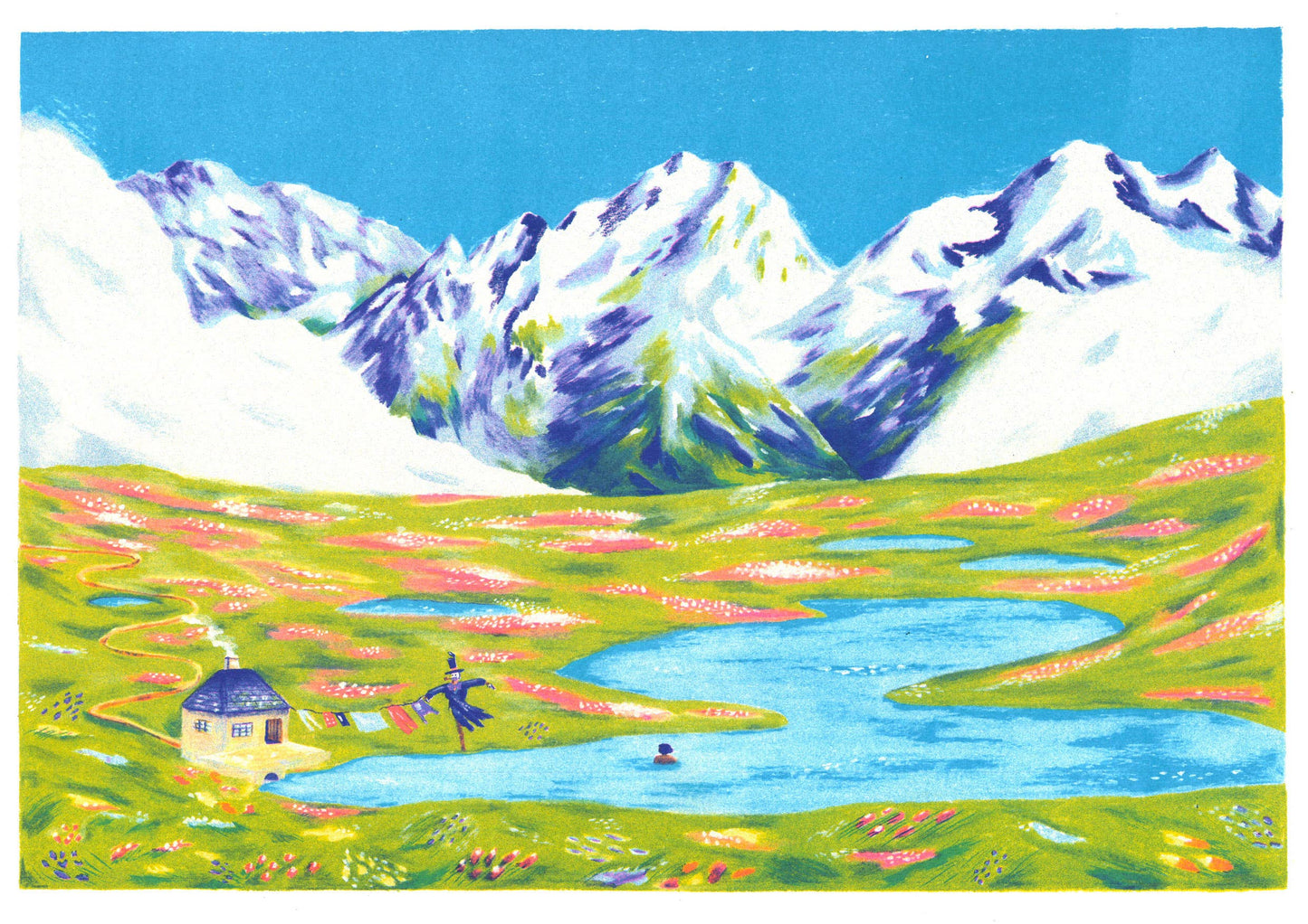 The Traveling Castle A3 Print