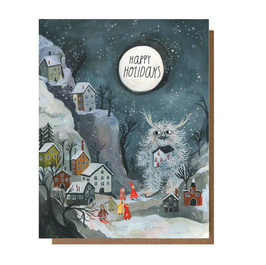 Fuzzy Holidays Christmas Card