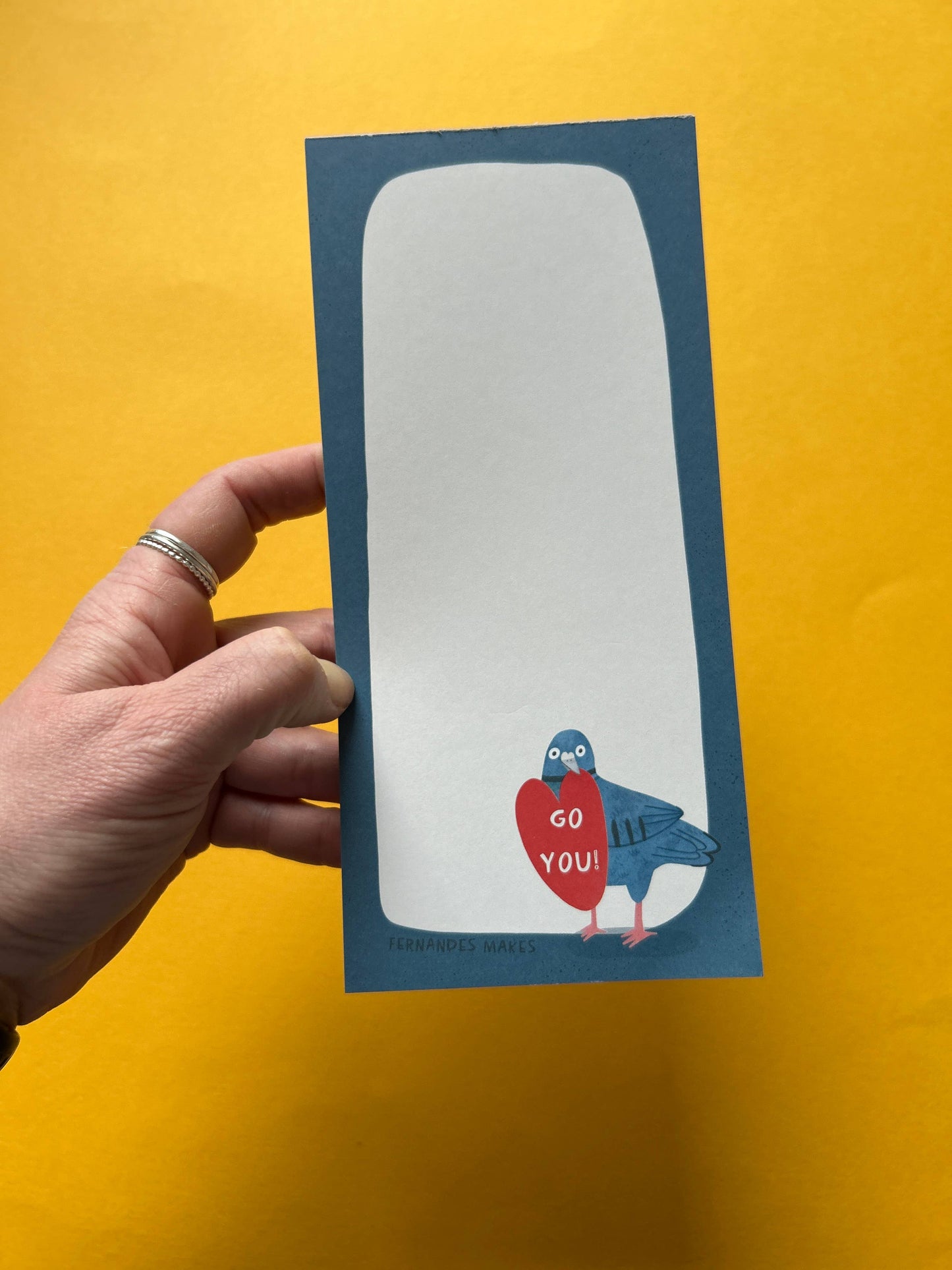 Go You! / Pigeon - DL size / Notepad / Pad