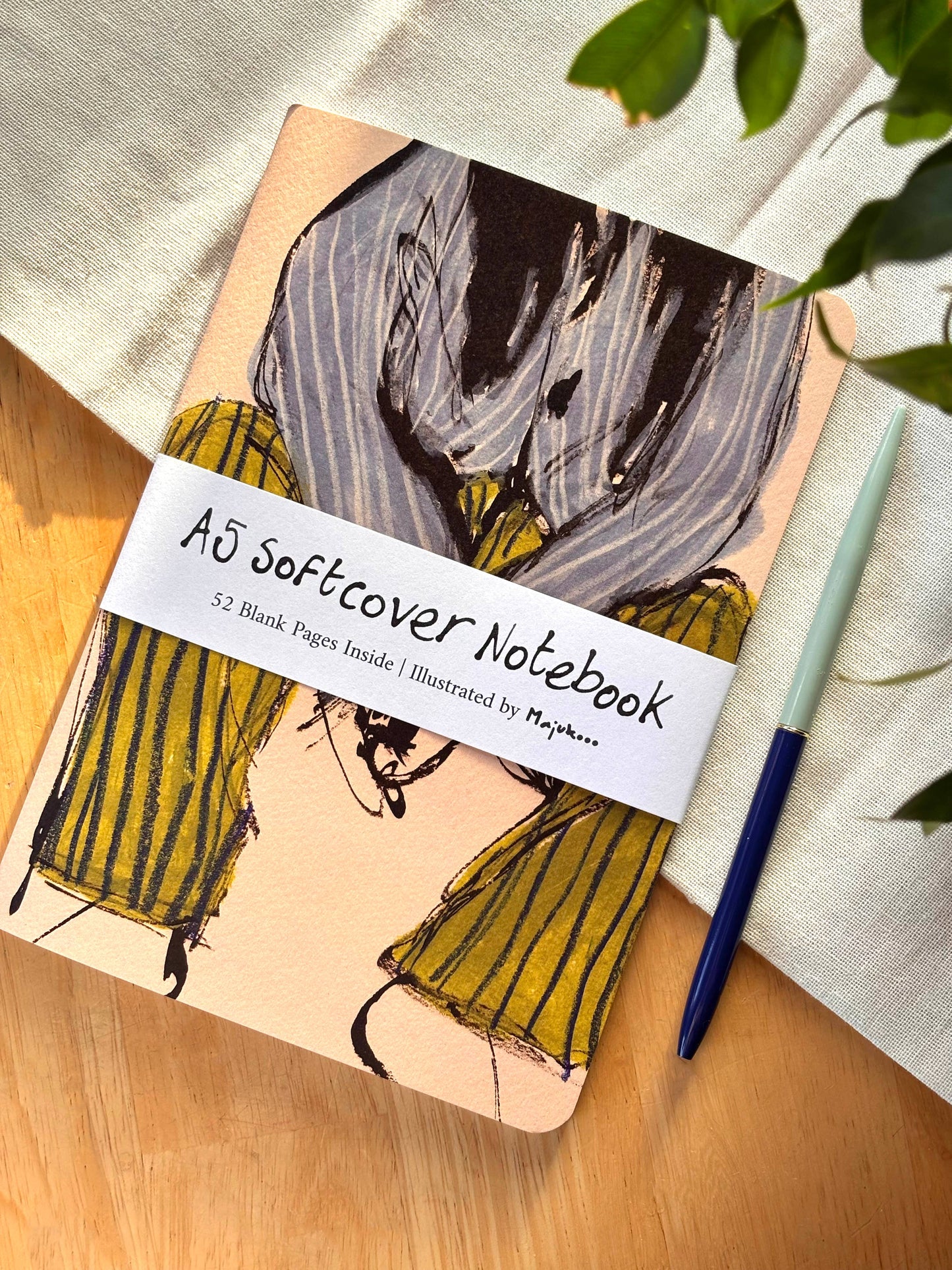 Slow Sunday Morning A5 Softcover Notebook