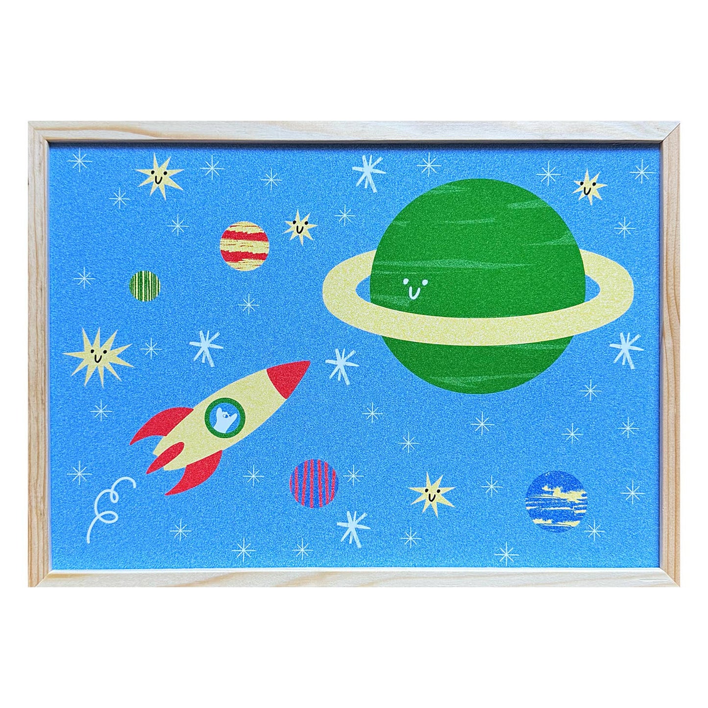 A3 Space Art Print - Landscape